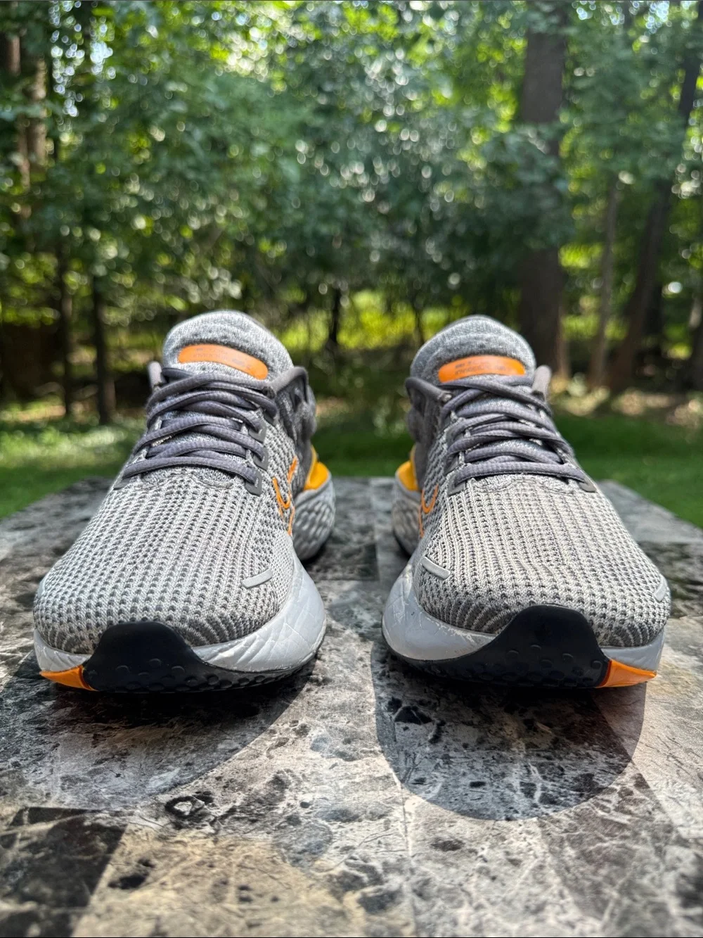 Nike Zoom X ZoomX Invincible 2 Grey Gray Orange size SZ 8